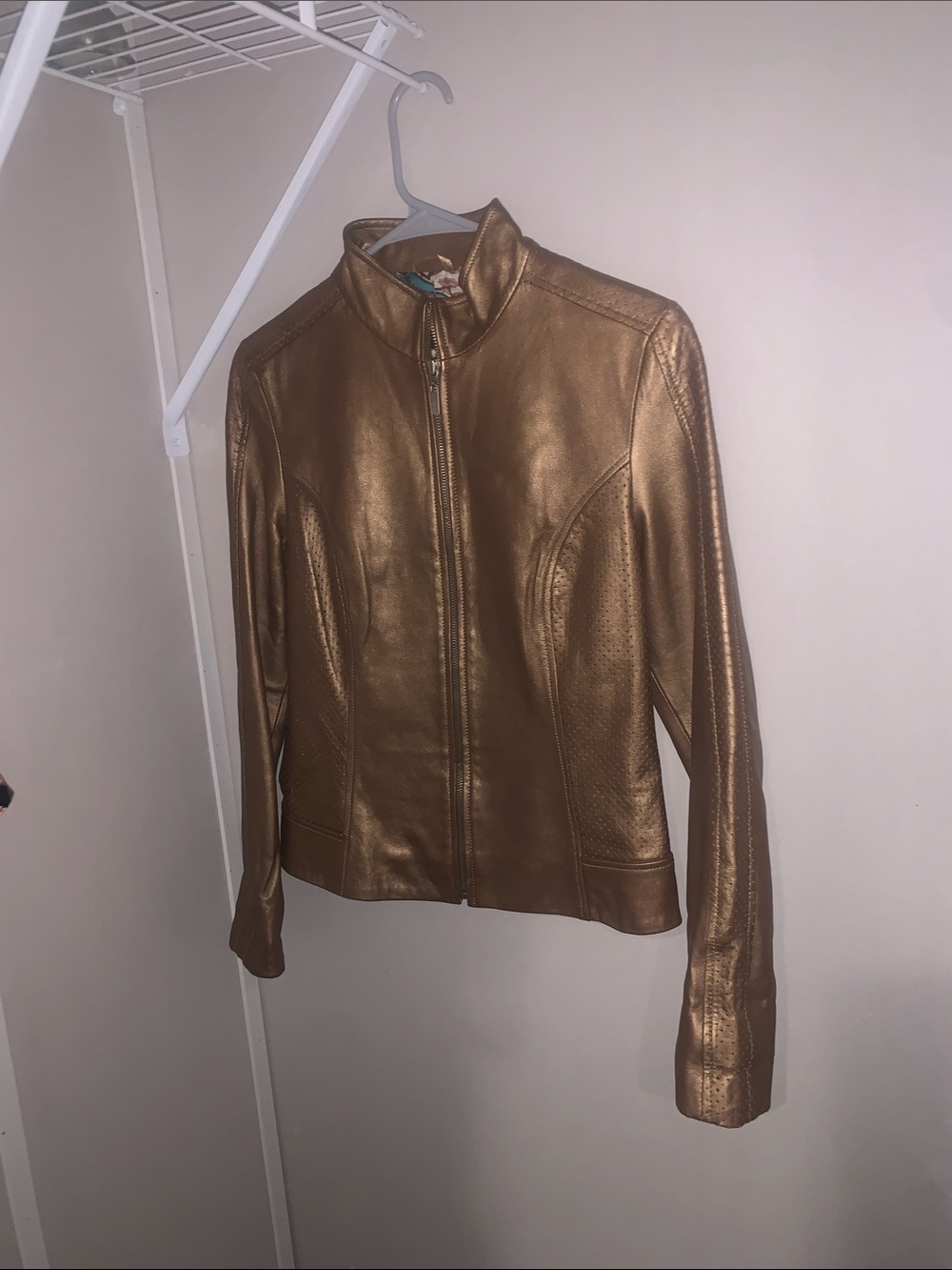 Genuine Leather Georgiou Studio Paisley Jacket - Picture 4 of 4